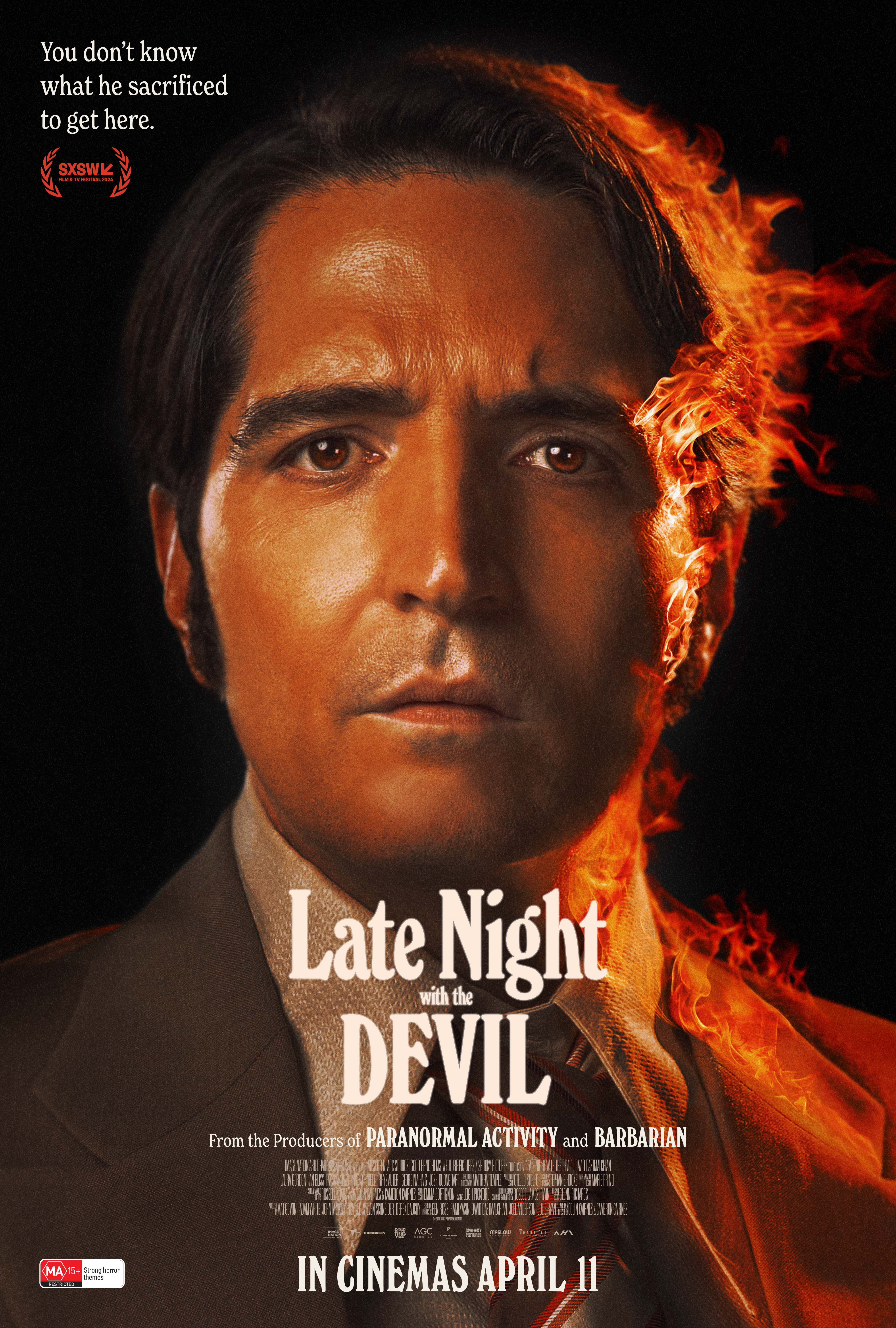LATE NIGHT WITH THE DEVIL Key Art